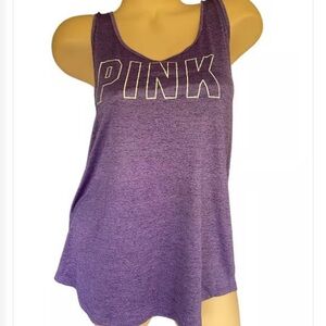 PINK Victoria's Secret Heathered Purple Tank Top